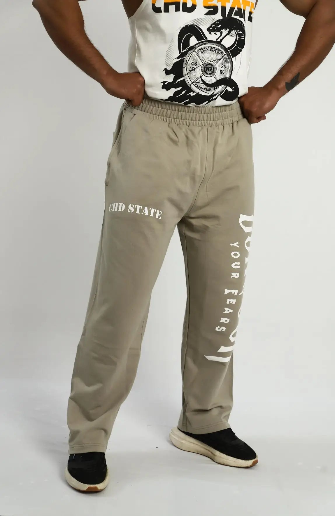 CONQUER WIDE LEG JOGGERS