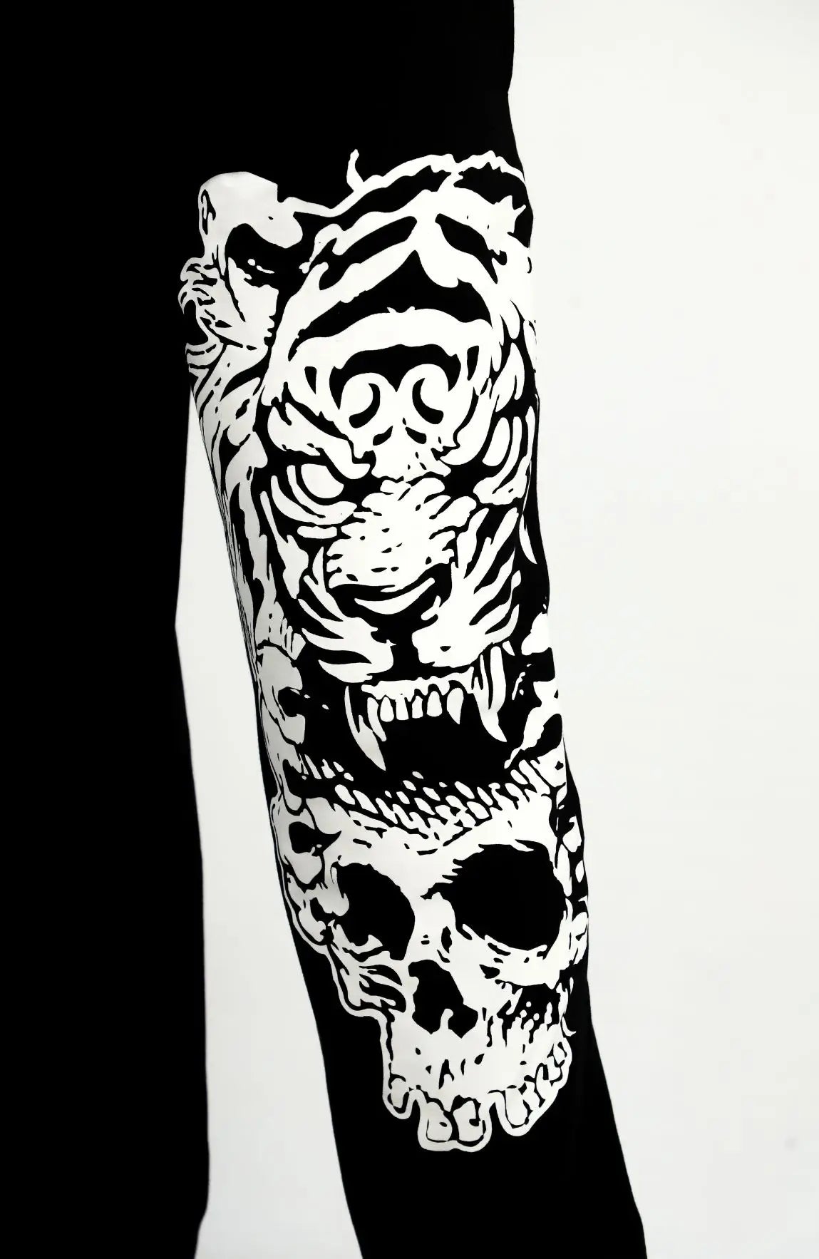 TIGER SKULL WIDE LEG JOGGERS